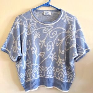 ✨3/$20✨ Vintage knit cropped dolman tshirt